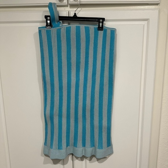 Jacquemus Vertical Stripe Patter Knitted Skirt Size 42 US L - Picture 7 of 13
